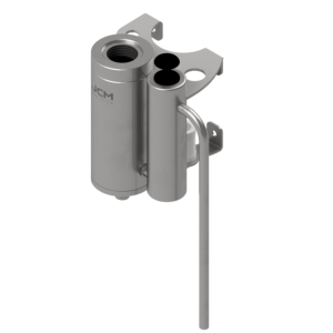 CÂMARA DE FLUXO DUPLA - SENSOR 1: G1" - SENSOR 2: DN25 - 1/4"OD - INOX 316